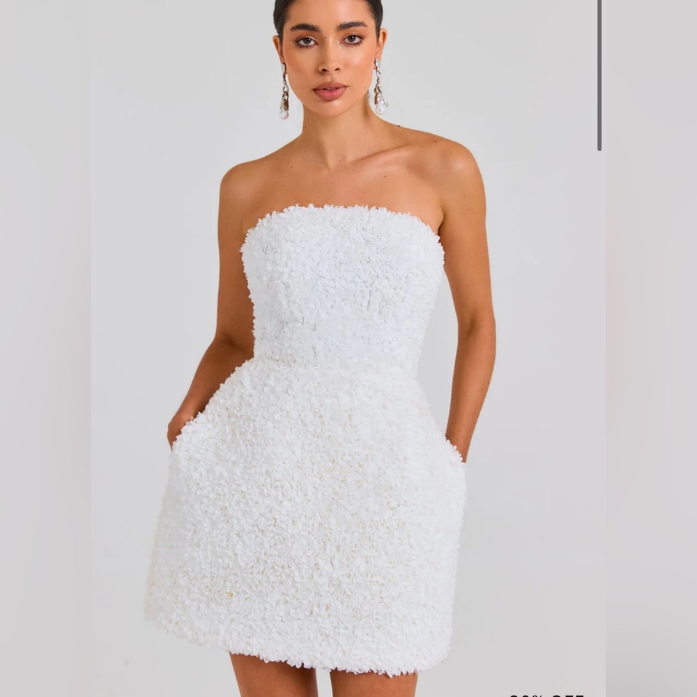 Nadine Merabi Maisy White Dress XS